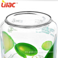 Tarro de caramelo con sello de vidrio transparente lila 750ml / 1200ml / 1800ml